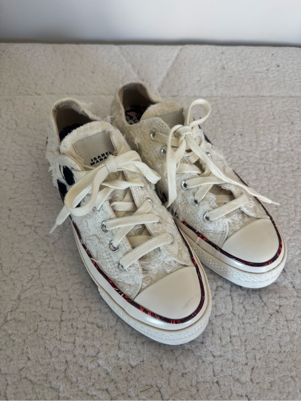 Converse x Isabel Marant Chuck 70 Low Vanilla White Sneakers Women’s 8